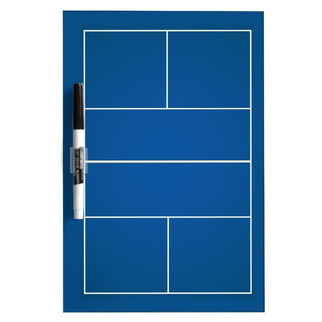 Pickleball for coaching lessons dry erase board (Front)