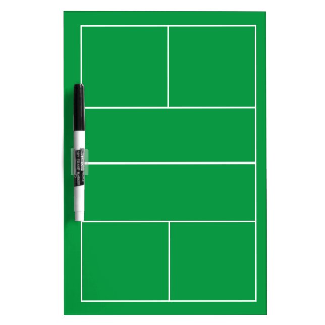Pickleball for coaching lessons dry erase board (Front)