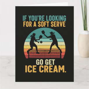 Pickleball for Men Women Card