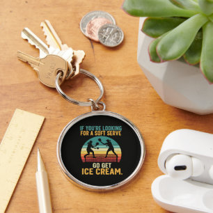 Pickleball for Men Women Keychain