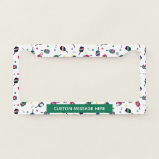 Pickleball Fun Dink Custom License Plate Frame