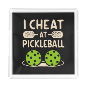 Pickleball Funny Acrylic Tray