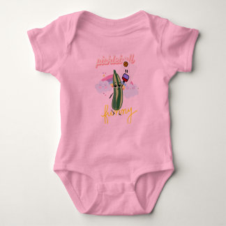 pickleball funny baby bodysuit