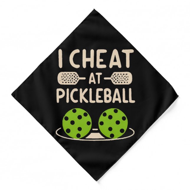 Pickleball Funny Bandana (Front)
