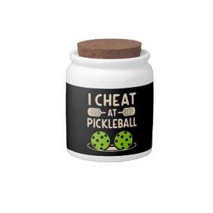 Pickleball Funny Candy Jar