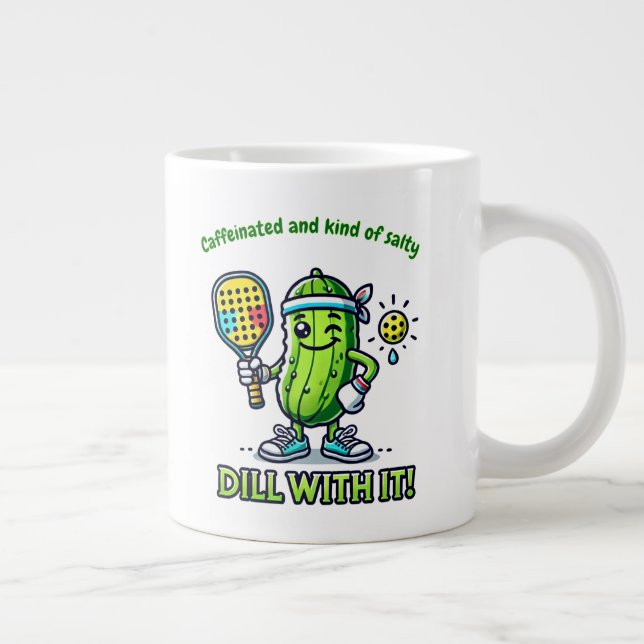 Pickleball Funny Coffee Mug Drinkware Kitchen (Right)