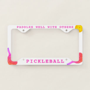 Pickleball Funny II Style B License Plate Frame
