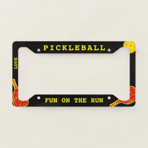 Pickleball Funny License Plate Frame