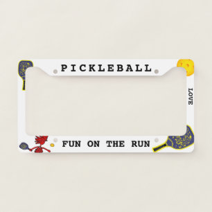 Pickleball Funny License Plate Frame