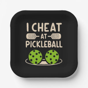 Pickleball Funny Paper Plates