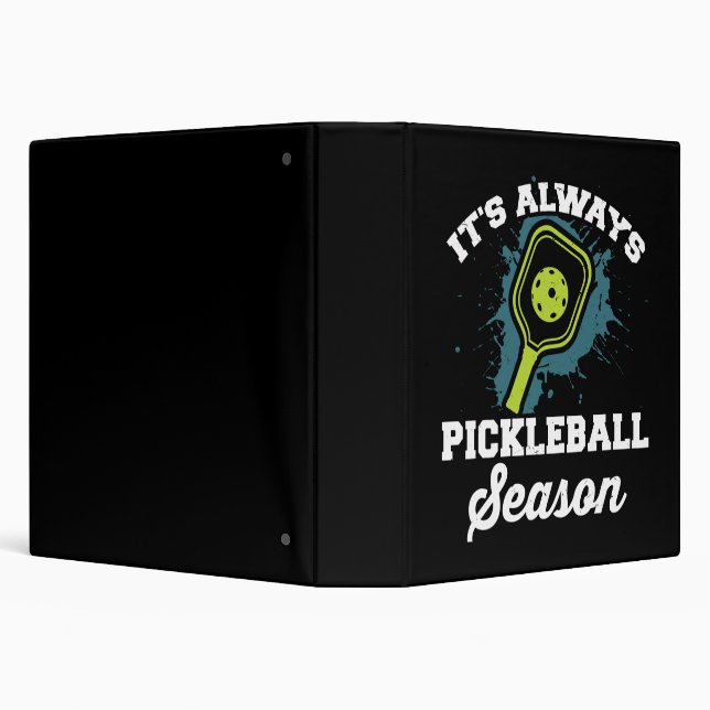 Pickleball Funny Pickleball Gifts 3 Ring Binder (Background)