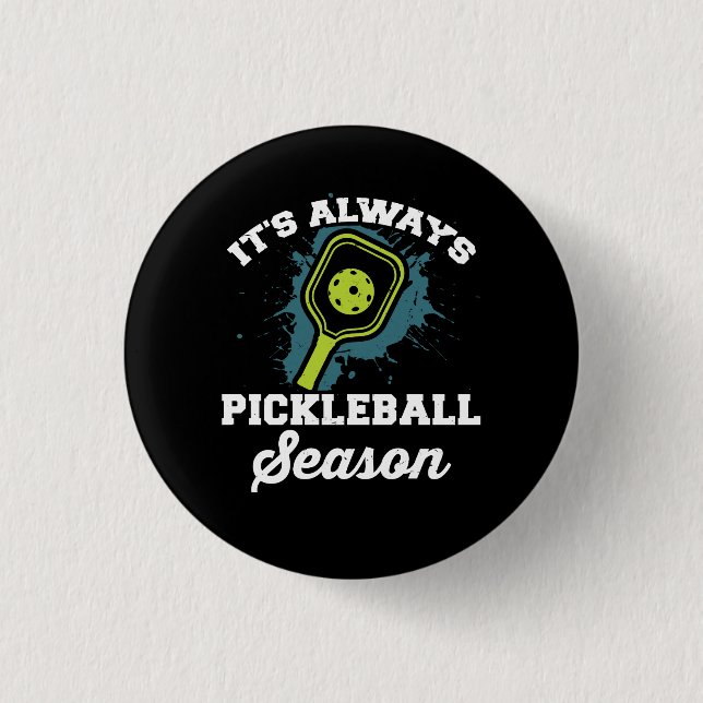 Pickleball Funny Pickleball Gifts Button (Front)