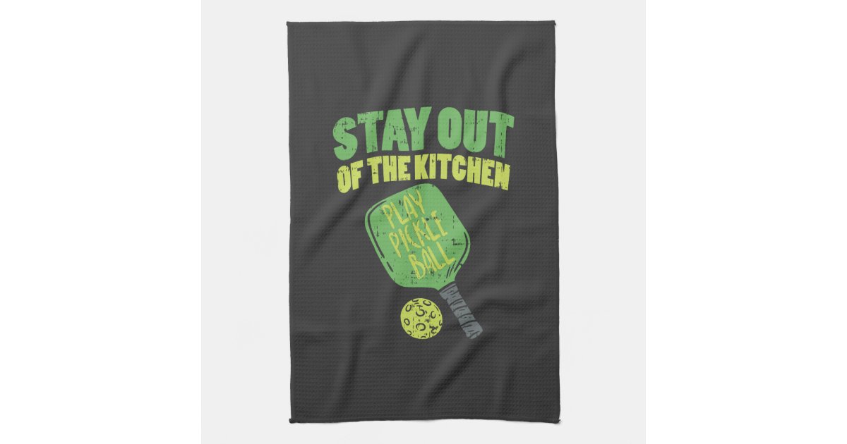 Pickleball Funny Pickleball Gifts Kitchen Towel