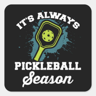 Pickleball Funny Pickleball Gifts Square Sticker
