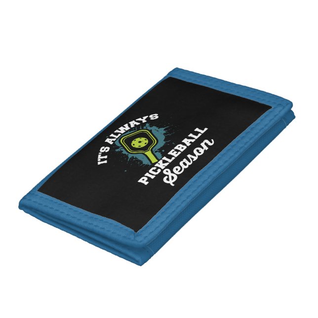 Pickleball Funny Pickleball Gifts Trifold Wallet (Bottom)