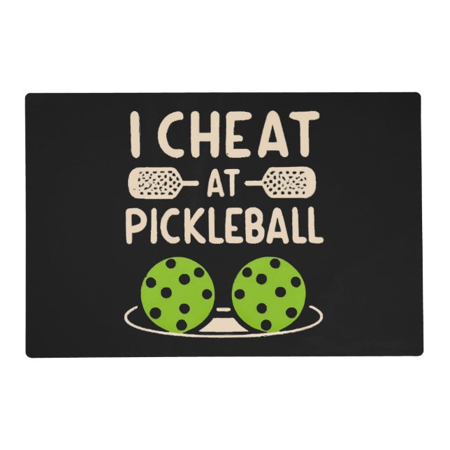 Pickleball Funny Placemat (Front)