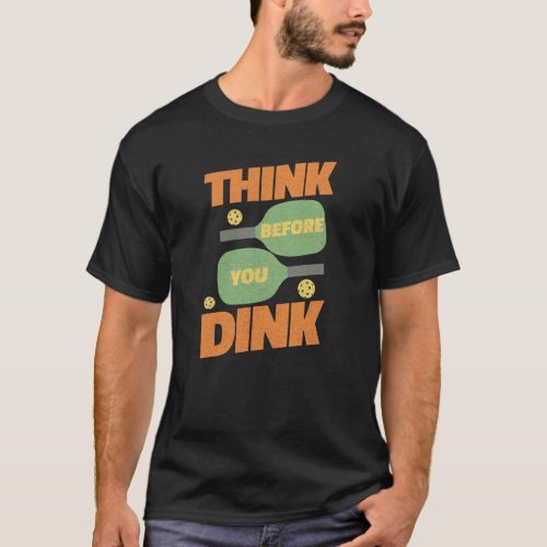Pickleball Funny Vintage Dink T_Shirt