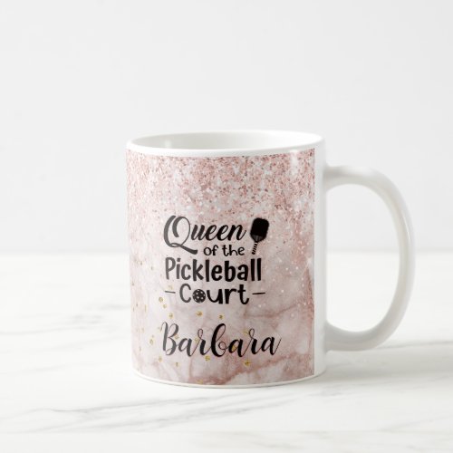 PIckleball Gal Queen of the Court  Coffee Mug