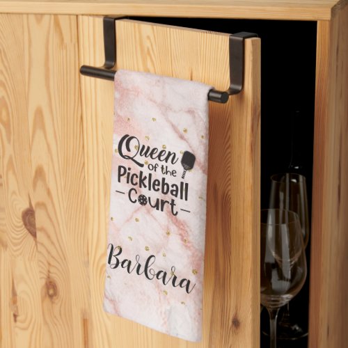 PIckleball Gal Queen of the Court Kitchen Towel