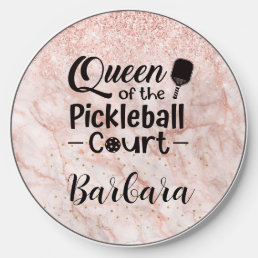 PIckleball Gal Queen of the Court Wireless Charger