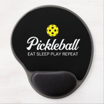 Pickleball Gel Mouse Pad Gift For Him Or Her by imagewear at Zazzle