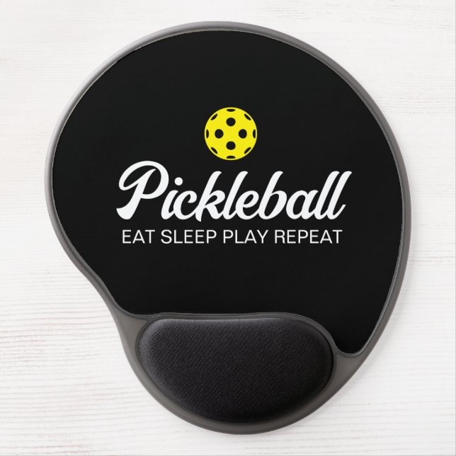 Pickleball gel mouse pad gift for him or her (Front)