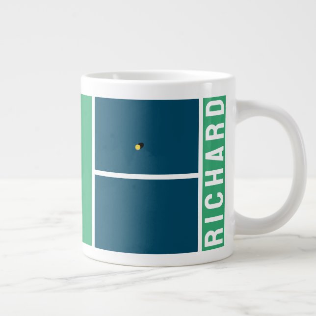 Pickleball Giant Coffee Mug (Right)