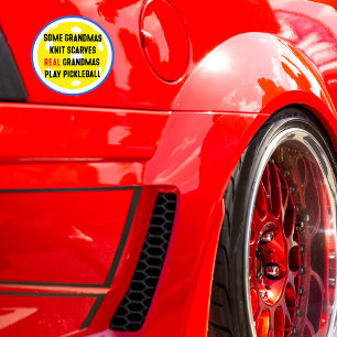 Pickleball gift for Grandmother Car Magnet