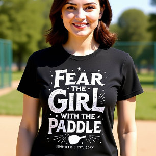 Pickleball Gift Funny Typography Personalized T-Shirt