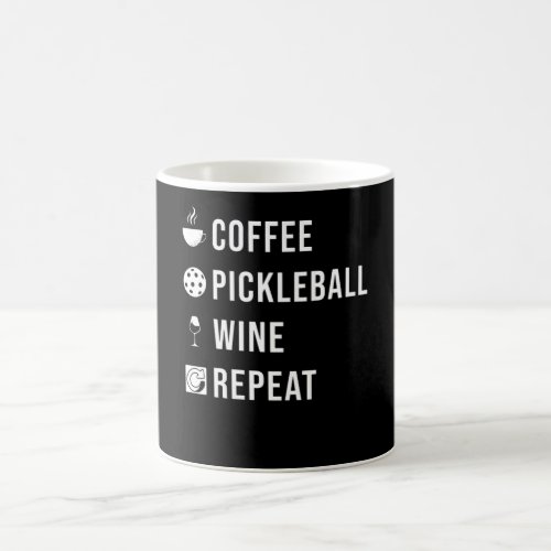 Pickleball Gift Pickleball Repeat Coffee Mug