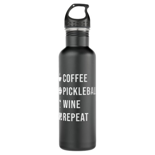 Pickleball Gift Pickleball Repeat Stainless Steel Water Bottle