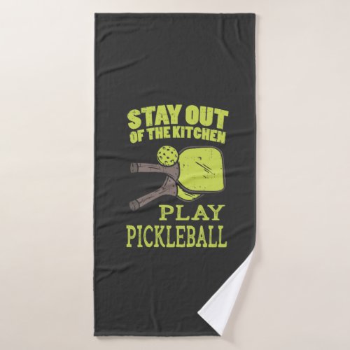 Pickleball Gifts Bath Towel