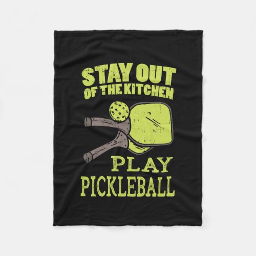 Pickleball Gifts Fleece Blanket