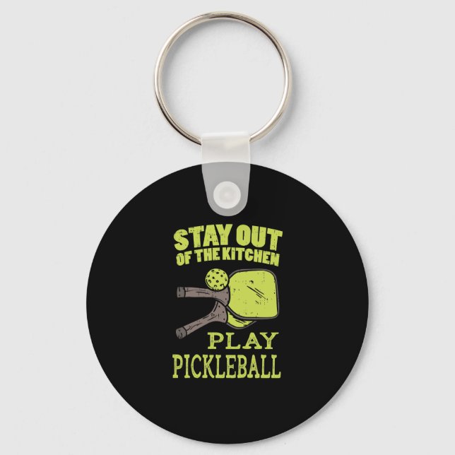 Pickleball Gifts Keychain (Front)