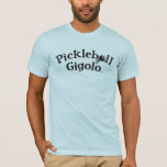 Pickleball Gigolo™ Swingrz Swag Court Jester2 T-shirt at Zazzle
