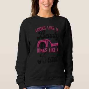Pickleball Girl Ladies Looks Like A Beauty Dinks L Sweatshirt