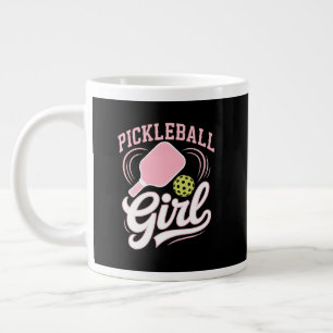 Pickleball Girl Player Giant Coffee Mug
