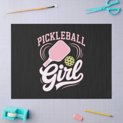 Pickleball Girl Player Tissue Paper