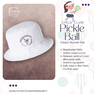 Pickleball Girls Club Classic Bucket Hat