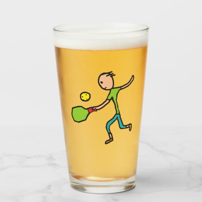 Pickleball Glass (Front Filled)