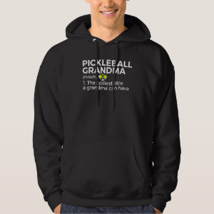 Pickleball Grandma Definition 1 Hoodie