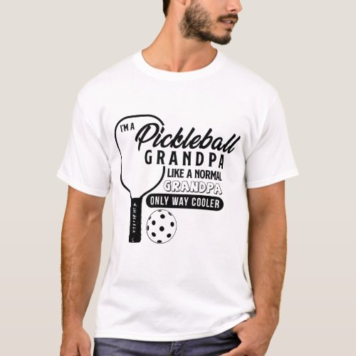 Pickleball Grandpa T_Shirt