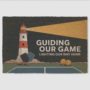 Pickleball Guiding Our Game Welcome Mat