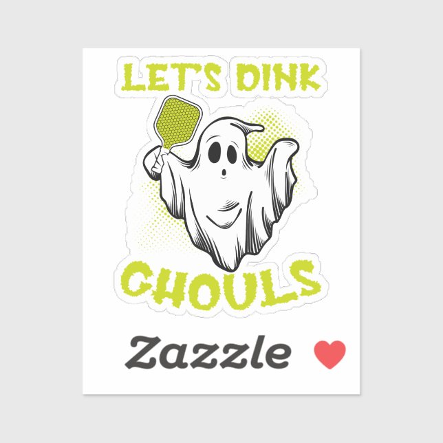 Pickleball Halloween Costume Pickleball Lover Tric Sticker (Sheet)
