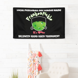 Pickleball Halloween - FrankenPickle - It's Alive Banner