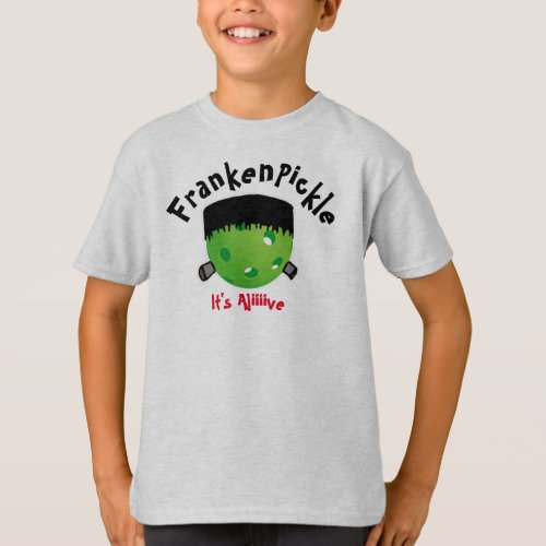 Pickleball Halloween _ FrankenPickle _ Its Alive T_Shirt