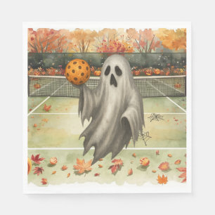 Pickleball Halloween Party with paddle and ball  Napkins