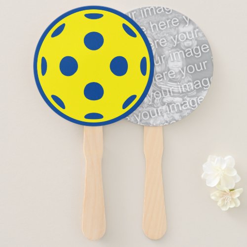 Pickleball Hand Fans with custom photo print