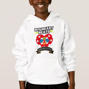 Pickleball Heart Paddle Ball Passion Sport Love Hoodie