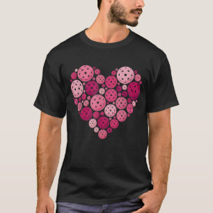 Pickleball Heart Valentine's Day Pickleball Lover T-Shirt